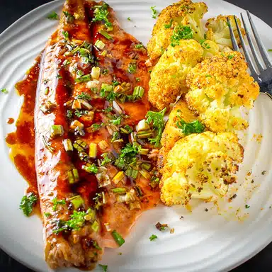 Image for the Easy Rainbow Trout Recipe (With Maple Balsamic Glaze) recipe